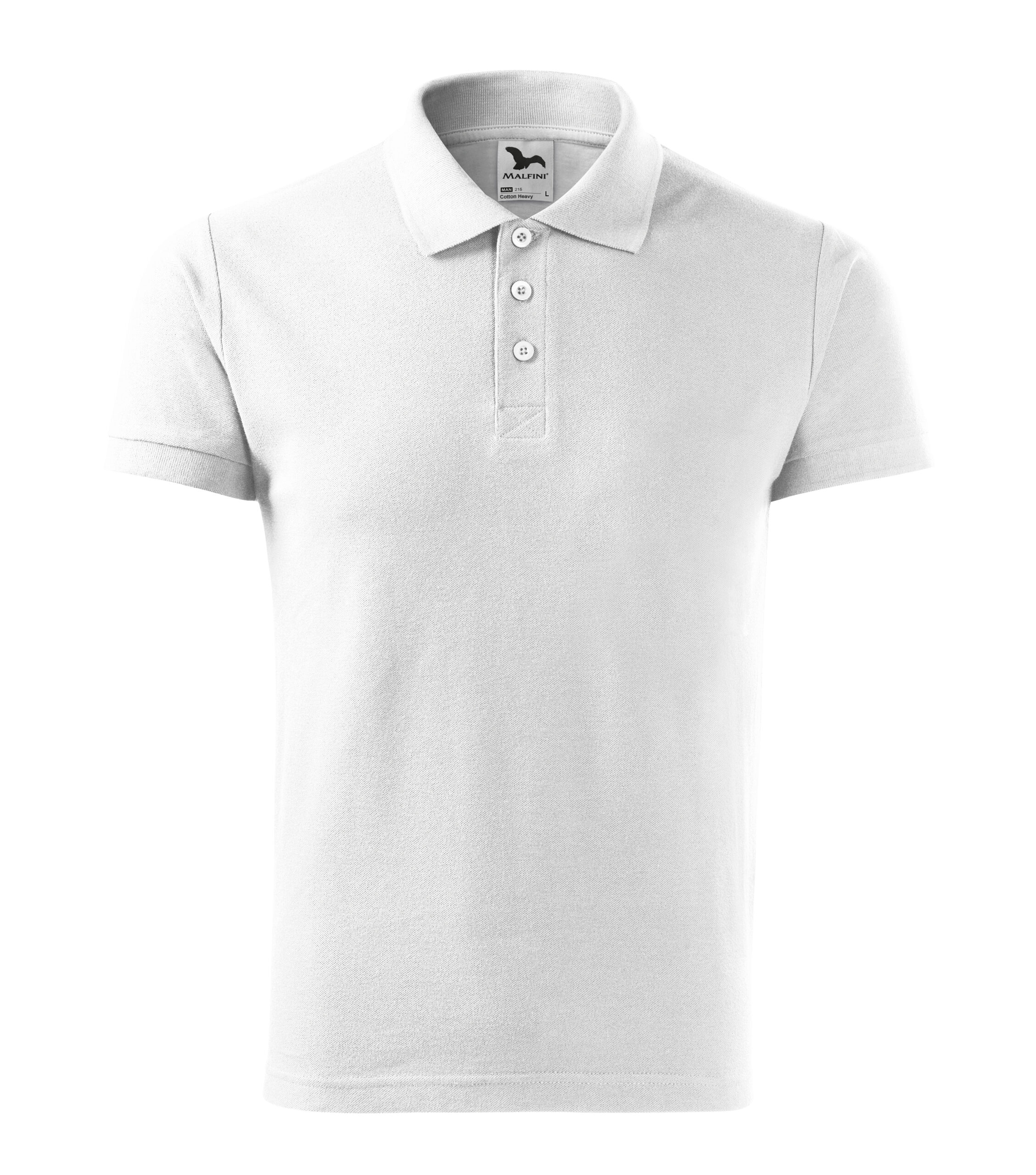 KOSZULKA POLO MĘSKA MALFINI COTTON HEAVY 215 - obrazek 2