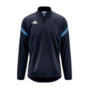 BLUZA KAPPA DOLVOLE - GRANATOWO/BŁĘKITNA