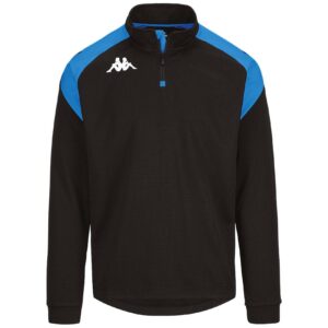 BLUZA KAPPA LOVATO - CZARNO/NIEBIESKA