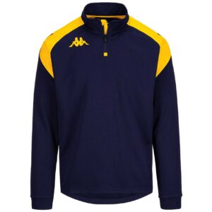 BLUZA KAPPA LENNO - GRANATOWO/ŻÓŁTA