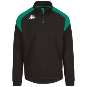 BLUZA KAPPA LOVATO - CZARNO/ZIELONA