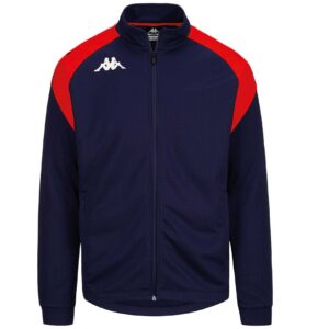 BLUZA KAPPA LENNO - GRANATOWO/CZERWONA