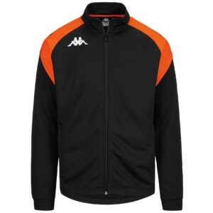 BLUZA KAPPA LENNO - CZARNO/POMARAŃCZOWA