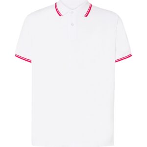 KOSZULKA POLO MĘSKA JHK PORA 210 CONTRAST