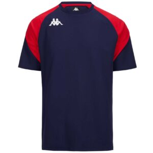 KOSZULKA KAPPA LORETO - GRANATOWO/CZERWONA