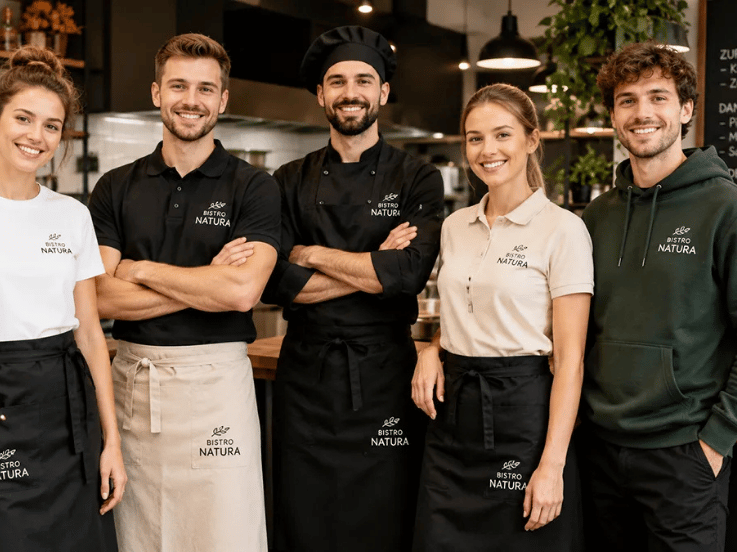 Jakie koszulki firmowe sprawdzą się w gastronomii?